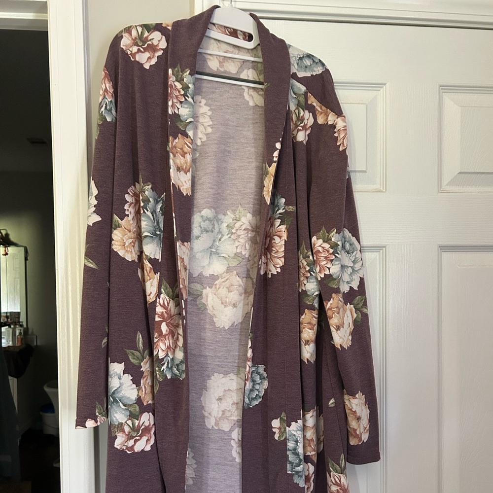 Floral cardigan